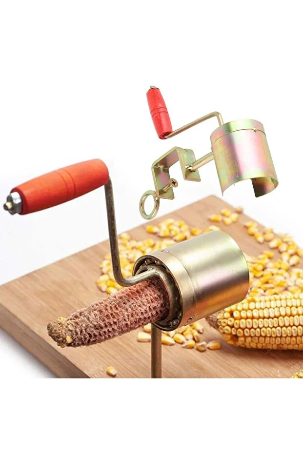 SN-29725 Manuel Mısır Ayıklama Makinesi Masaya Sabitlenen Bilyalı Kollu Alet